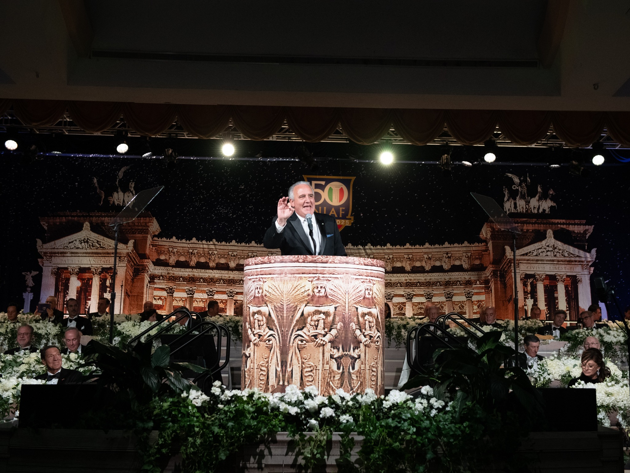 Staff working with clients